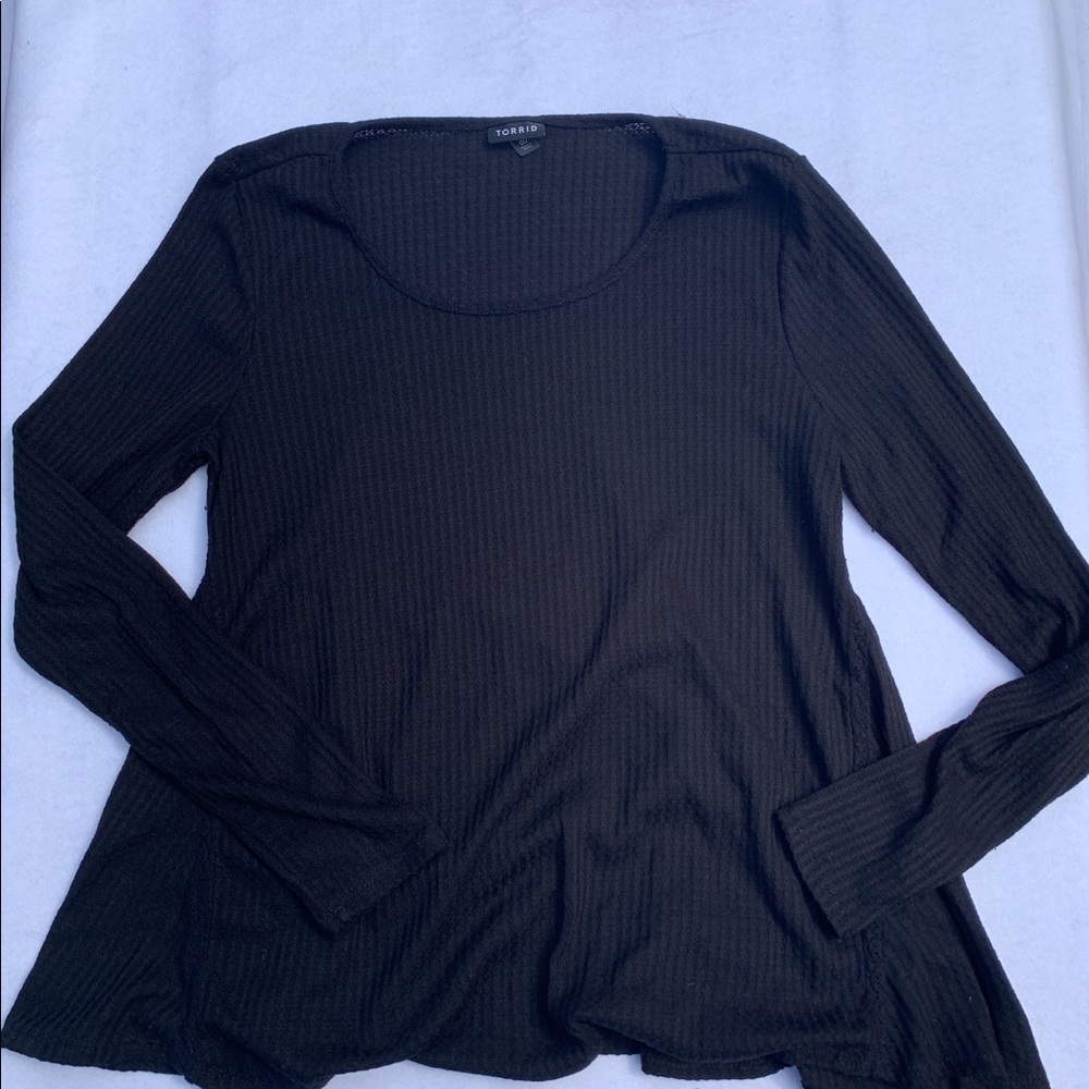 Torrid Black Knit Sweater M/L